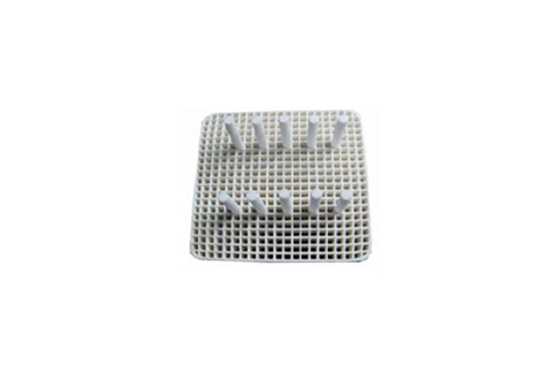 Honeycomb Firing Tray,Square,55x55mm,2pcs Ceramic Pins,2pcs/boxs